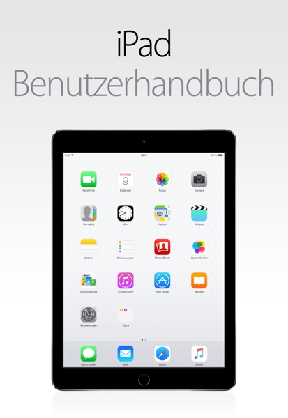 Cover iPad-Benutzerhandbuch für iOS 8.4