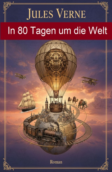 Cover In 80 Tagen um die Welt: Roman