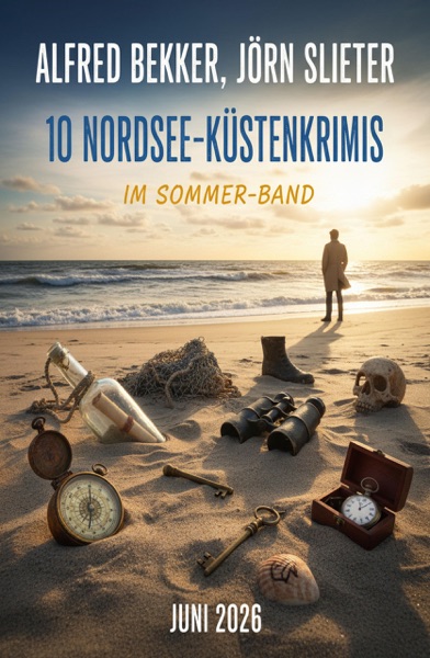 Cover 10 Nordsee-Küstenkrimis im Sommer-Band Juni 2026