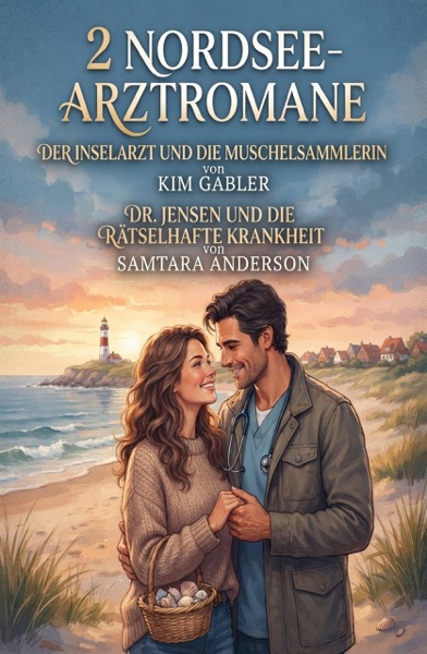 Cover 2 Nordsee-Arztromane: Der Inselarzt und die Muschelsammlerin / Dr. Jensen und die rätselhafte Krankheit