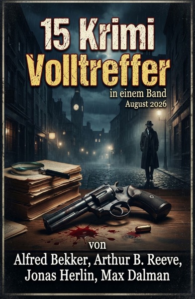 Cover 15 Krimi Volltreffer in einem Band August 2026