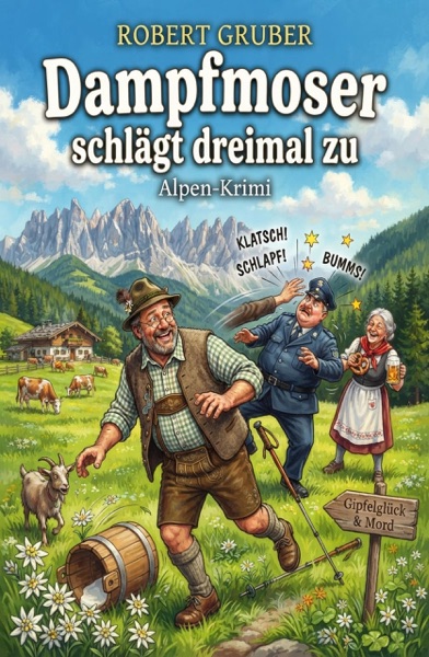 Cover Dampfmoser schlägt dreimal zu: Alpen-Krimi: Kommissar Dampfmoser ermittelt 28