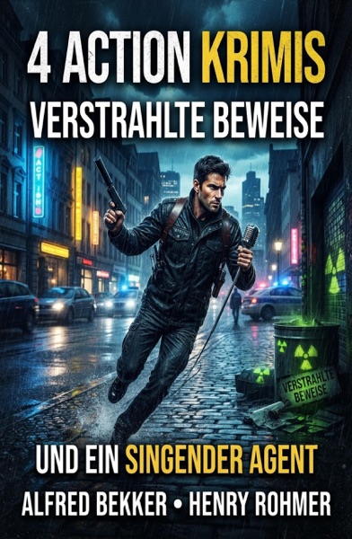 Cover 4 Action Krimis: Verstrahlte Beweise und ein singender Agent